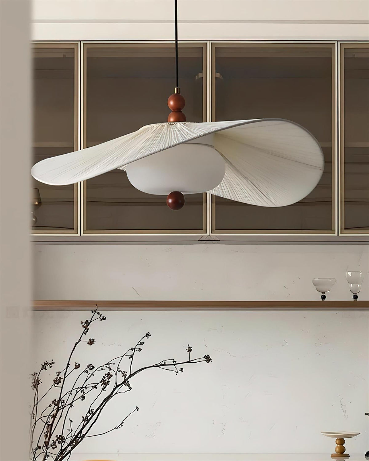 Serafina Suspension Moderne en Tissu