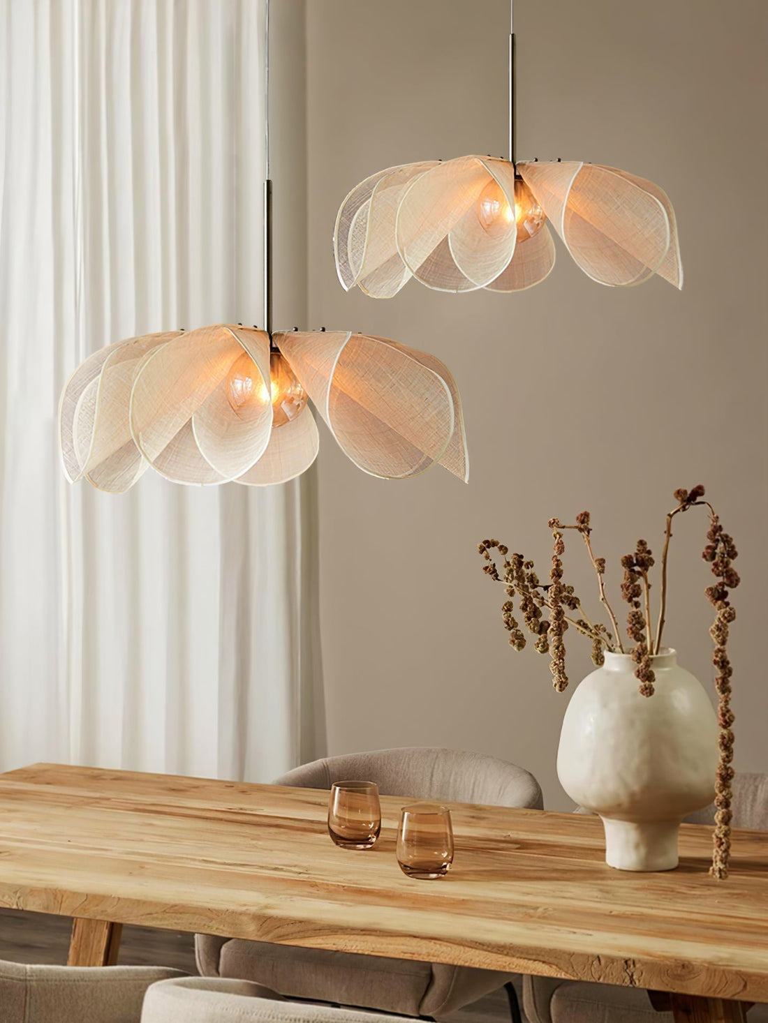 Elowe Suspension en Fibres d'Abaca