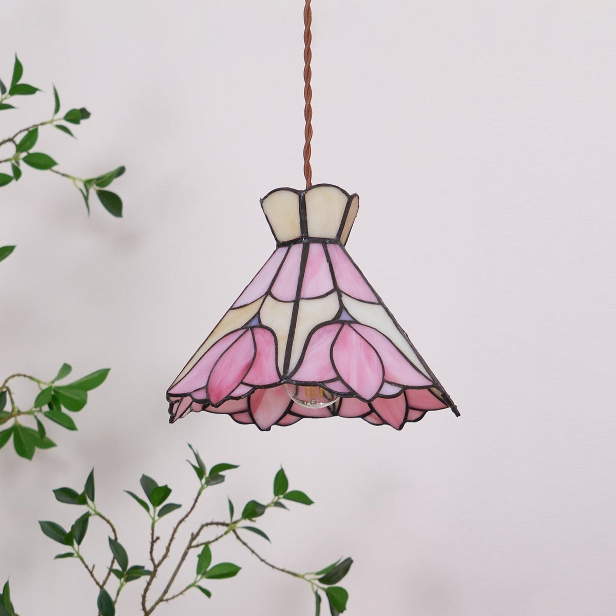 Rose Suspension Verre
