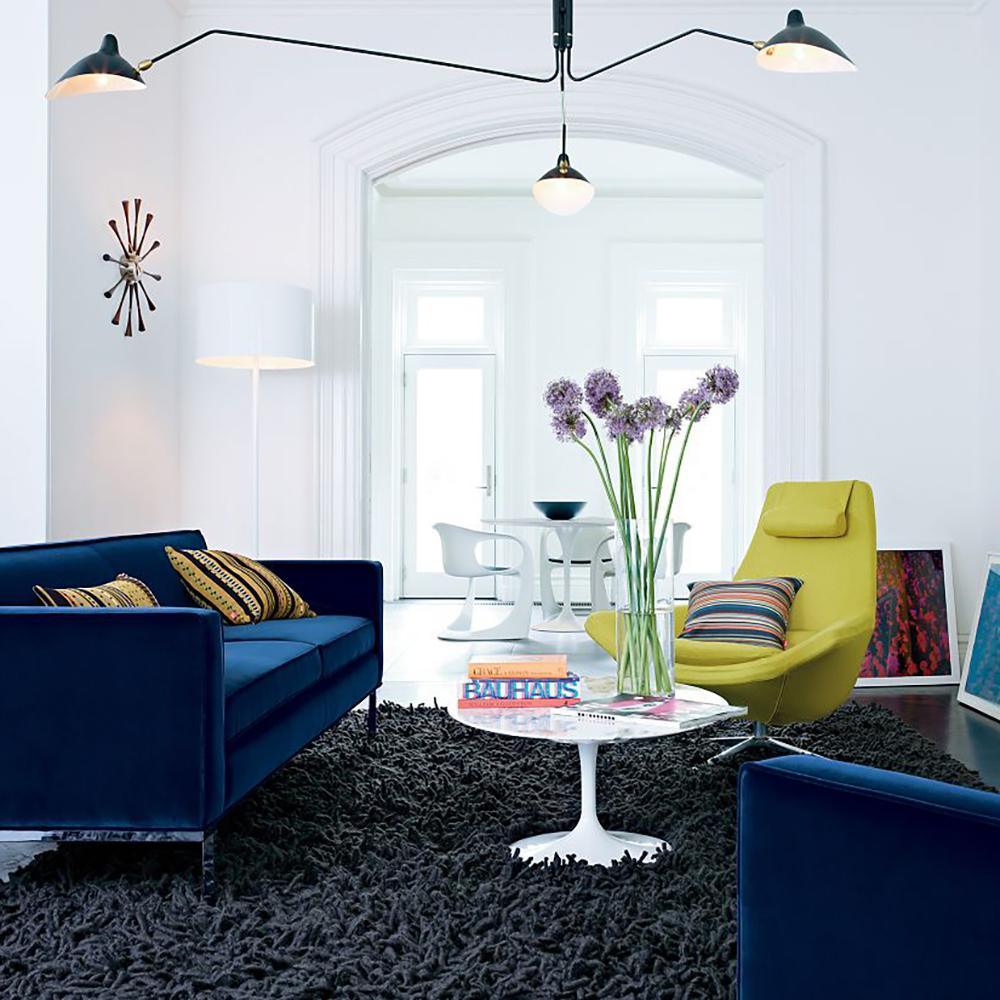 Lustra Plafonnier Trois Bras Minimaliste