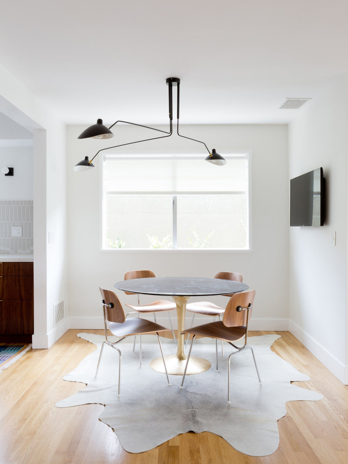Lustra Plafonnier Trois Bras Minimaliste