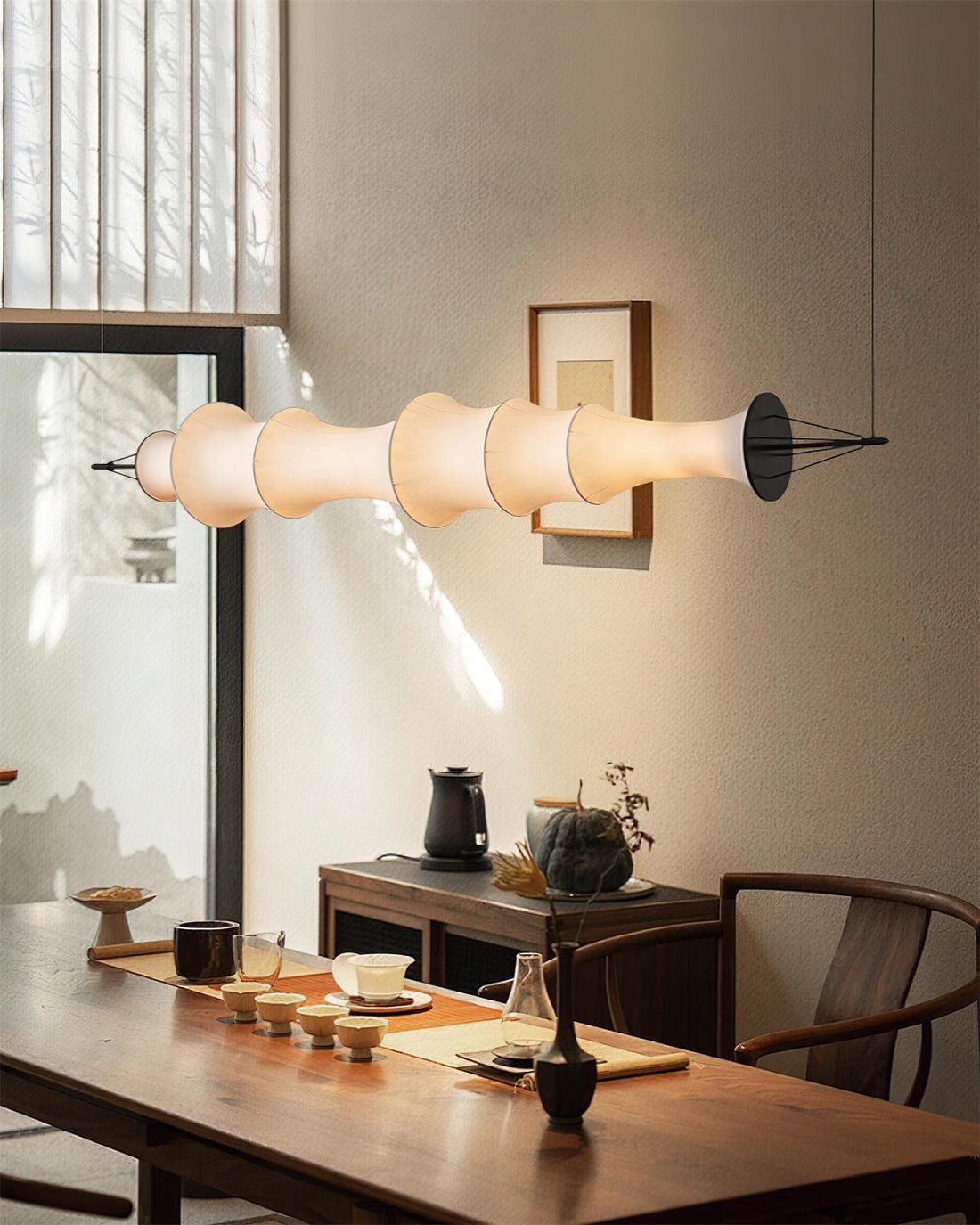 Decorfine Lustre Sculptural en Soie