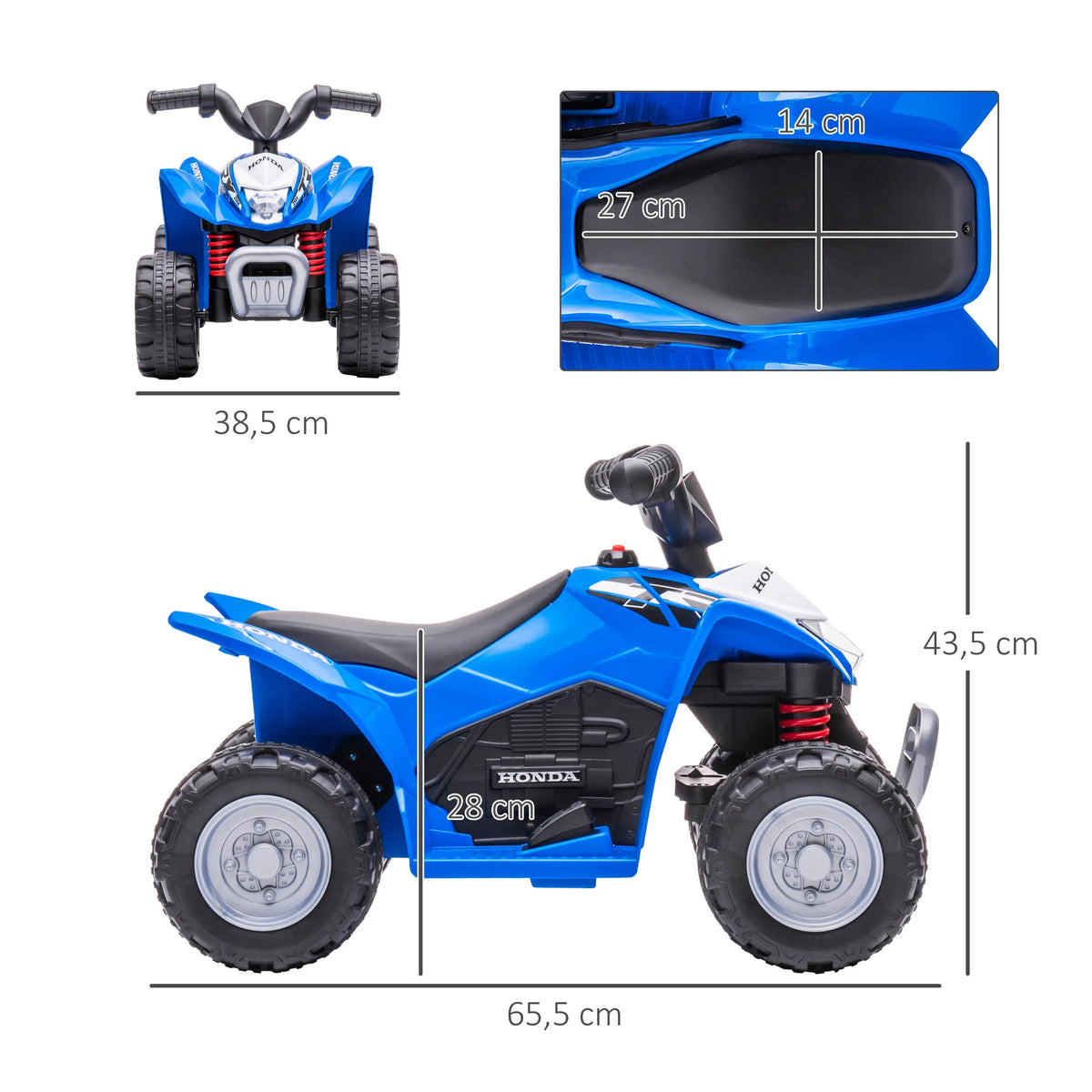Velkido Pico — quad électrique enfant 6V, 18-36 mois