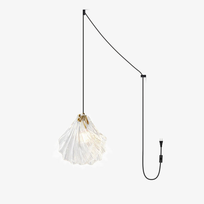 Veliraris Suspension Mini Swag en Verre Coquillage Art Nordic