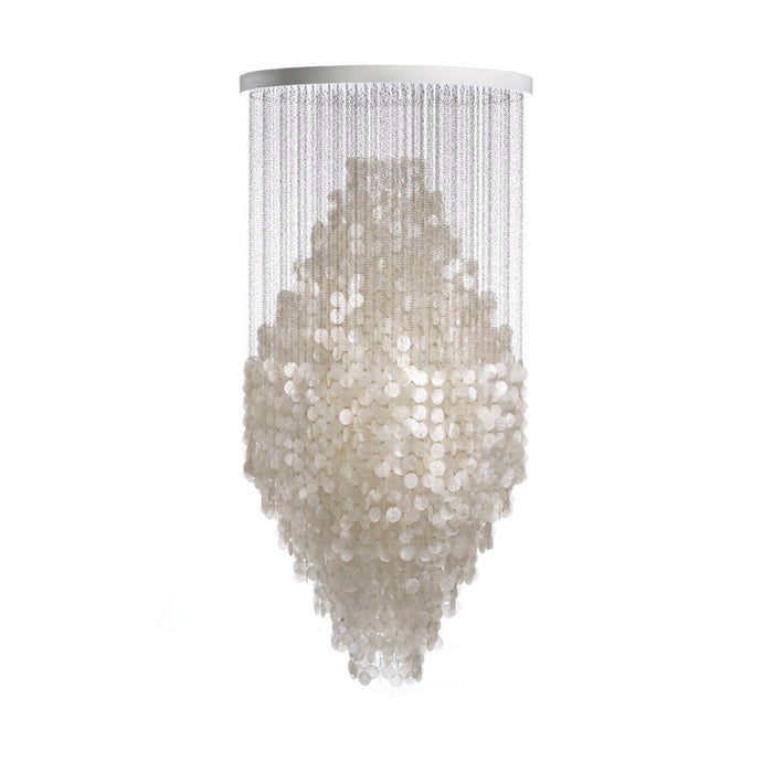Idoris Lustre Métallique Postmoderne de Luxe en Cascade