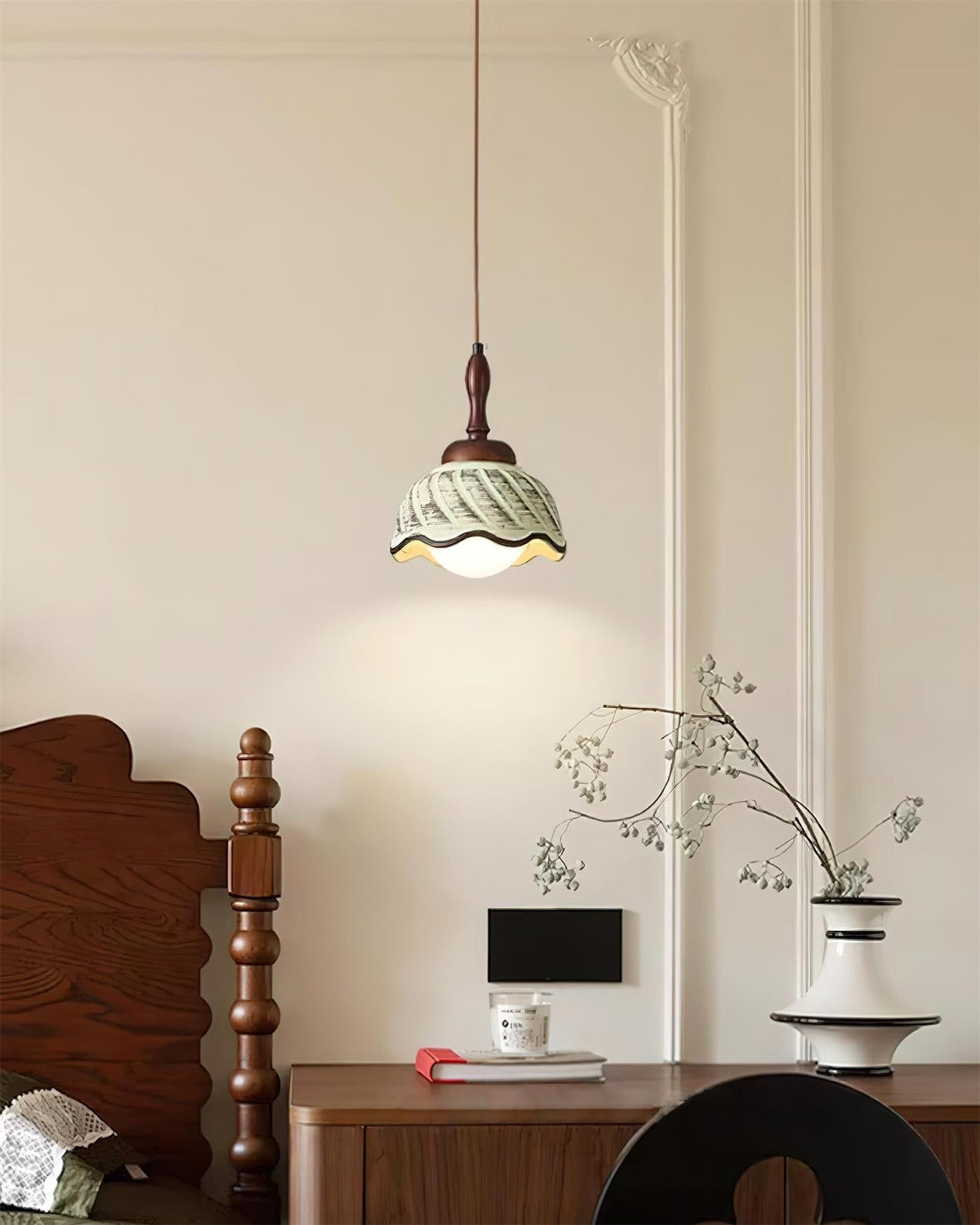 Sienna Suspension Rustique Courbée Chaleureuse