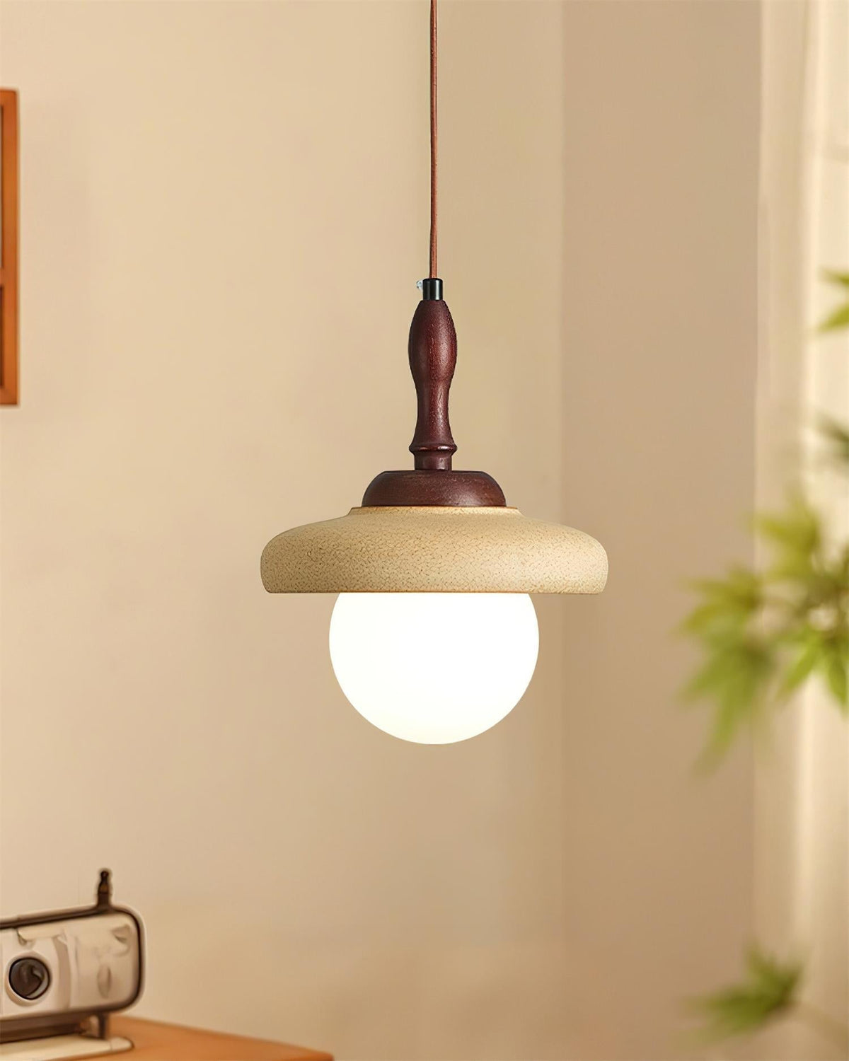 Sienna Suspension Rustique Courbée Chaleureuse