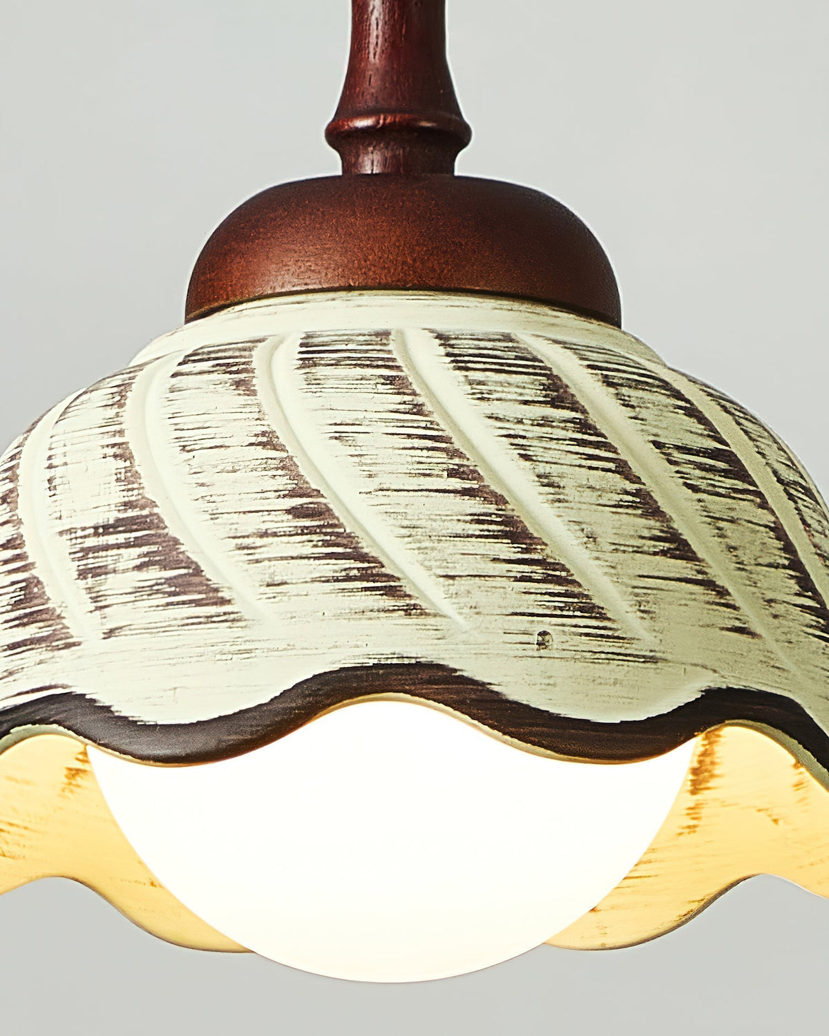 Sienna Suspension Rustique Courbée Chaleureuse