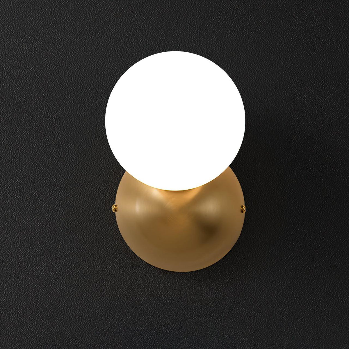 Lysola Sphère Verre Laiton Applique Lumière