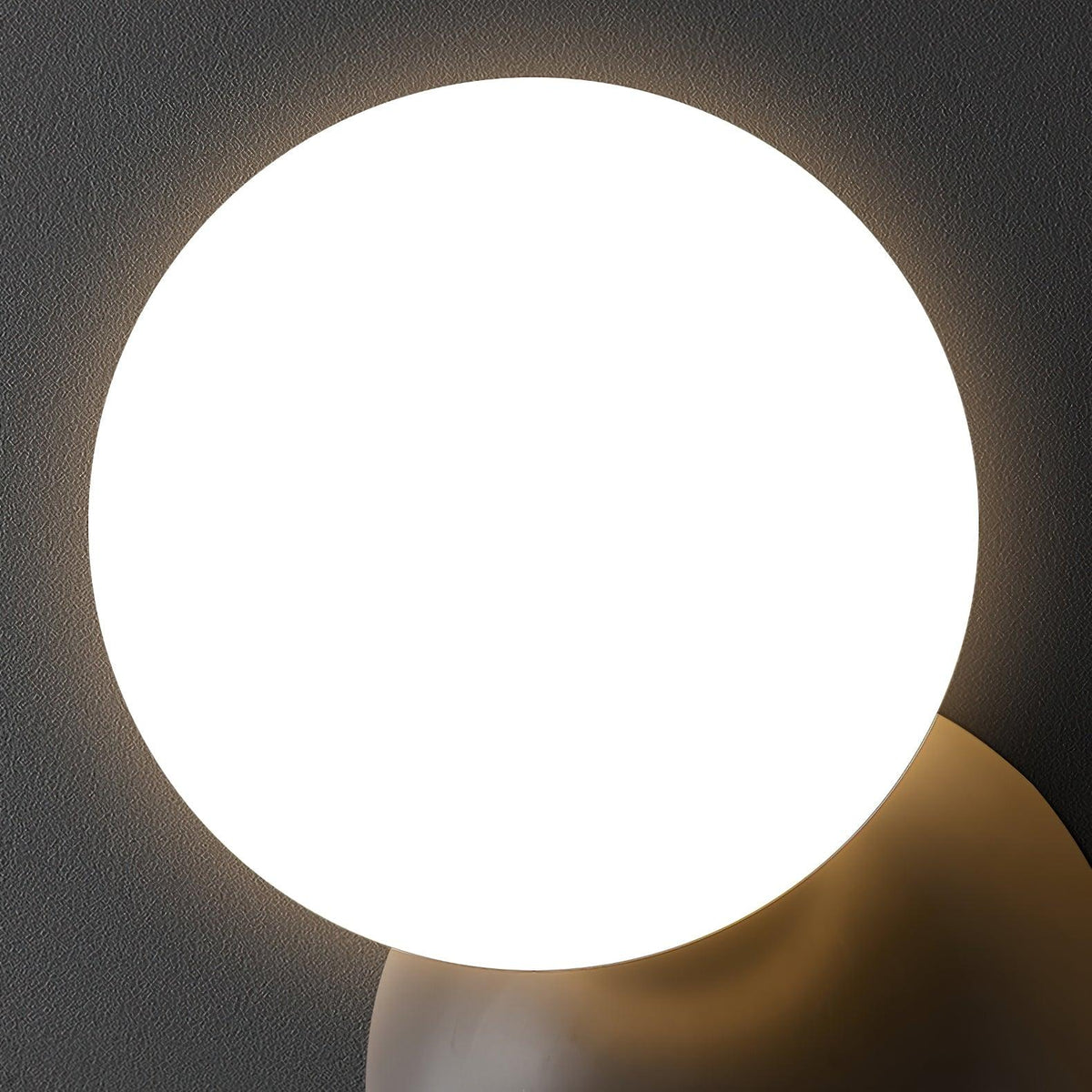 Lysola Sphère Verre Laiton Applique Lumière