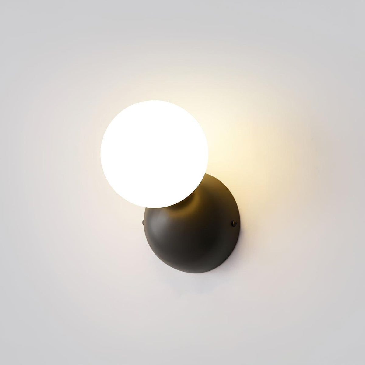 Lysola Sphère Verre Laiton Applique Lumière