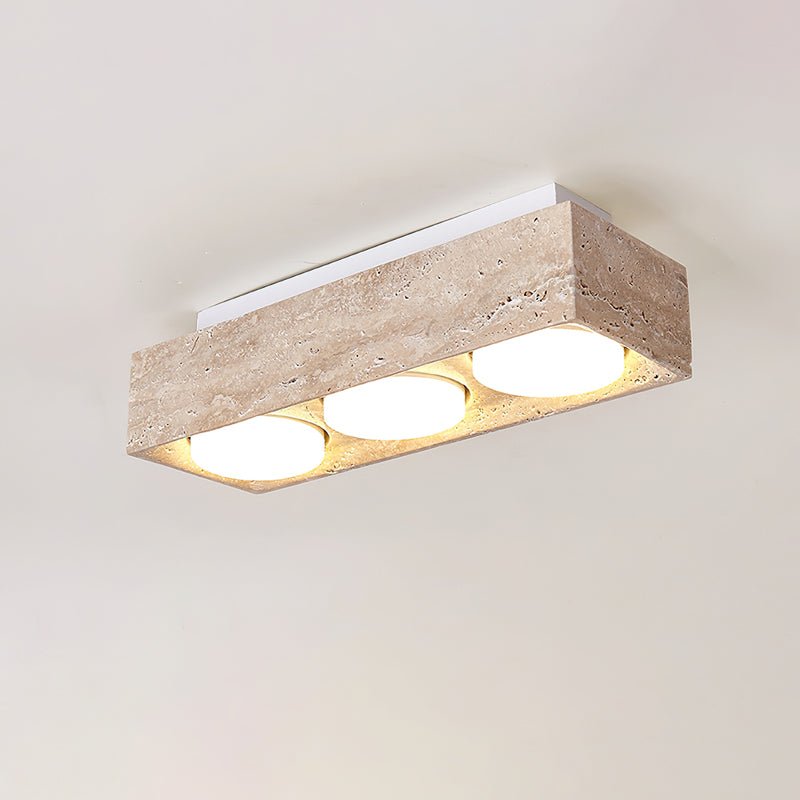 Virinira Plafonnier Quad-Spot Travertin