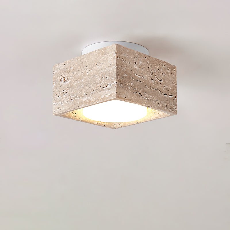 Virinira Plafonnier Quad-Spot Travertin