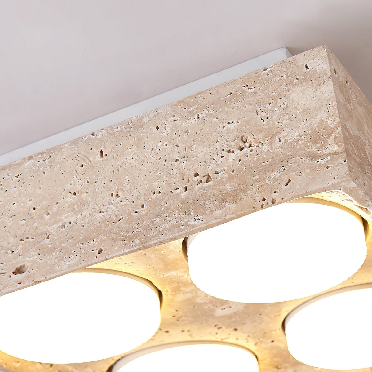Virinira Plafonnier Quad-Spot Travertin