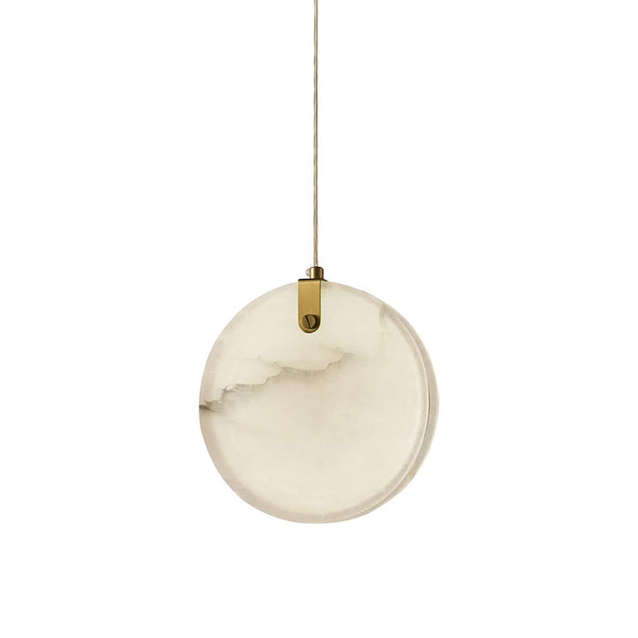 Utalionis Moderne Minimaliste Laiton Albâtre Suspension