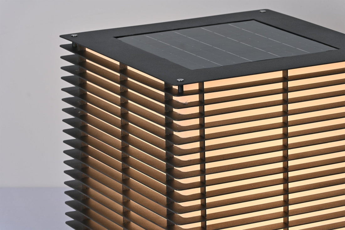 Eryon Lampe Solaire À Grille Extérieure