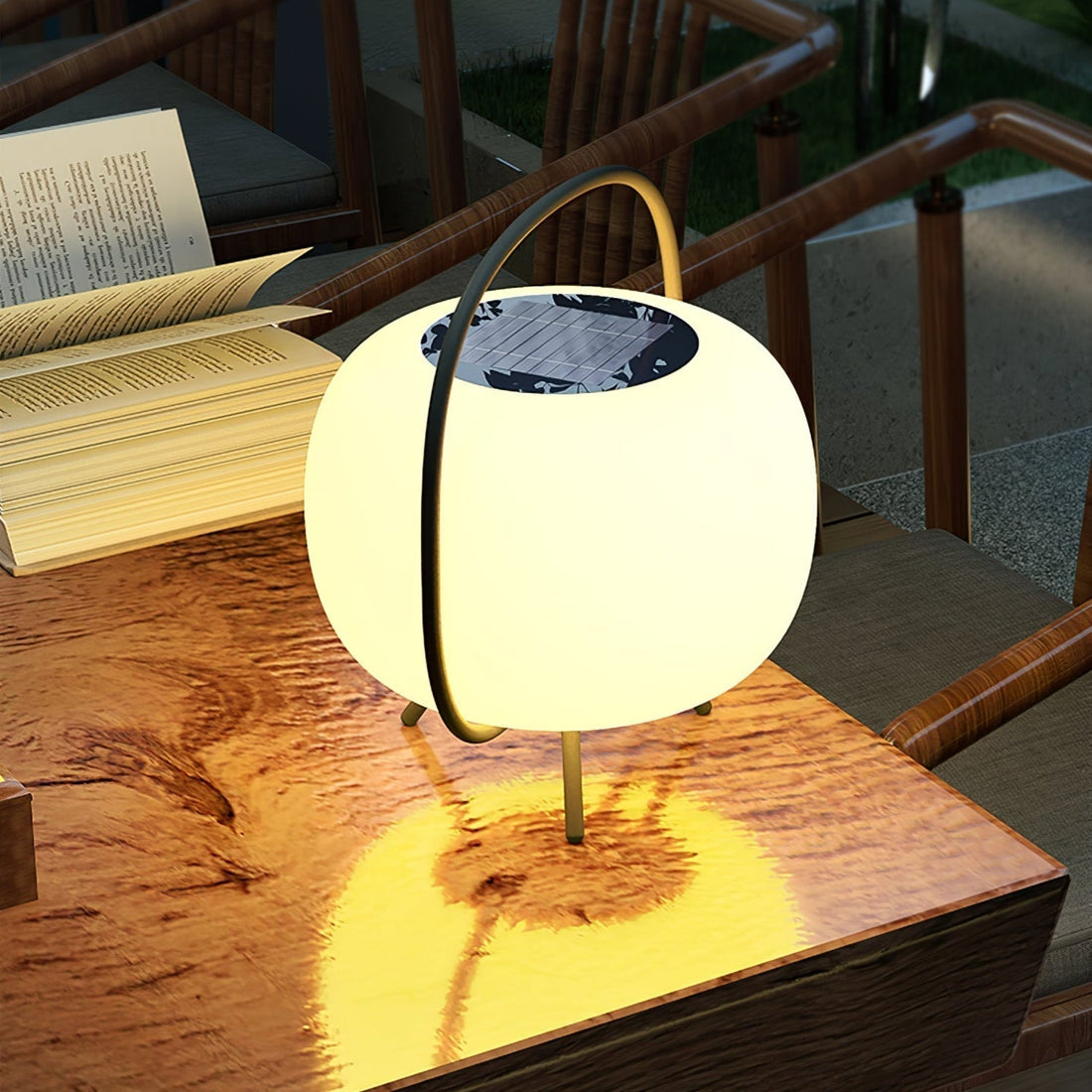 Lustra Lampe Extérieure Pod Lanterne Solaire