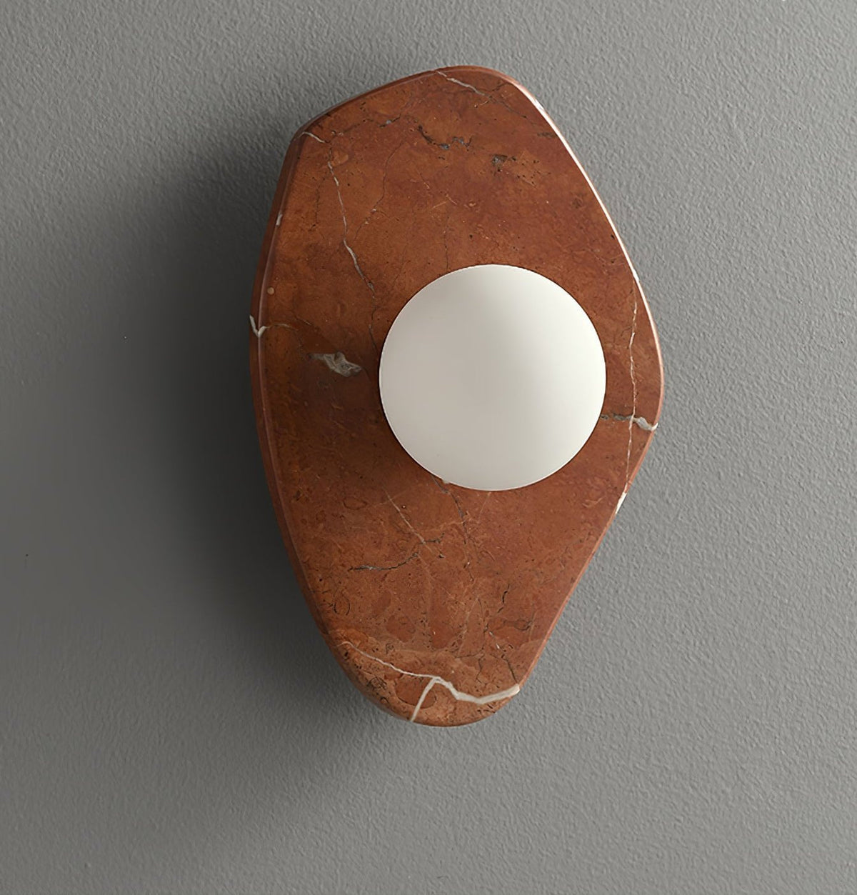 Pebble Applique Murale Rustique en Marbre