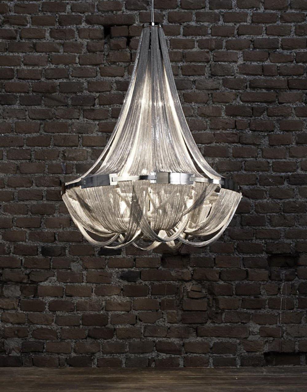 Solara Lustre Gland Chaîne en Aluminium