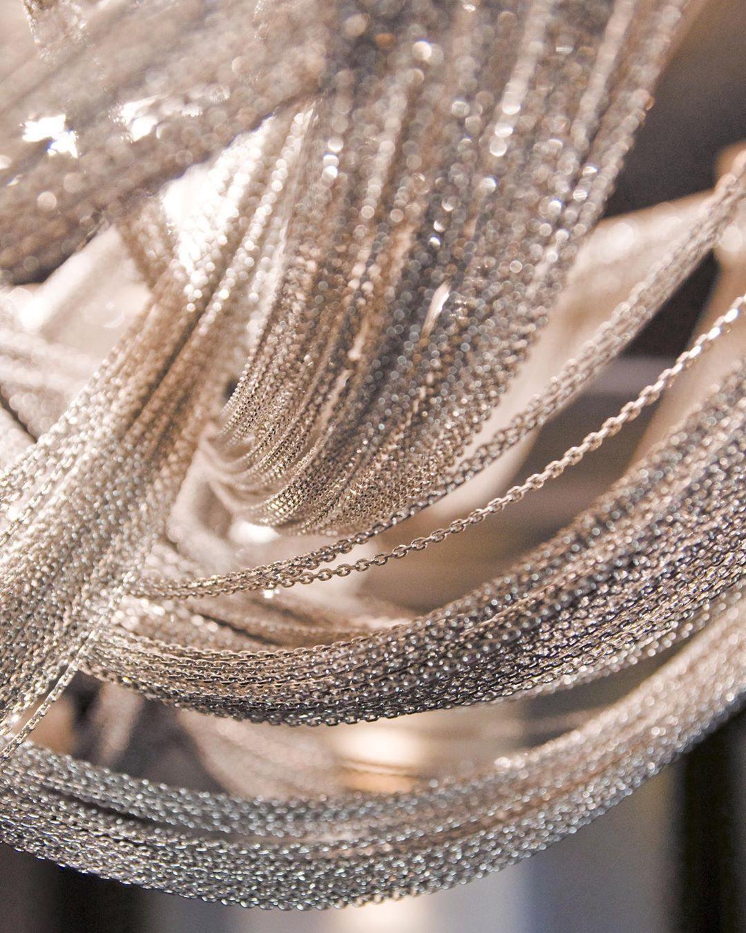 Solara Lustre Gland Chaîne en Aluminium