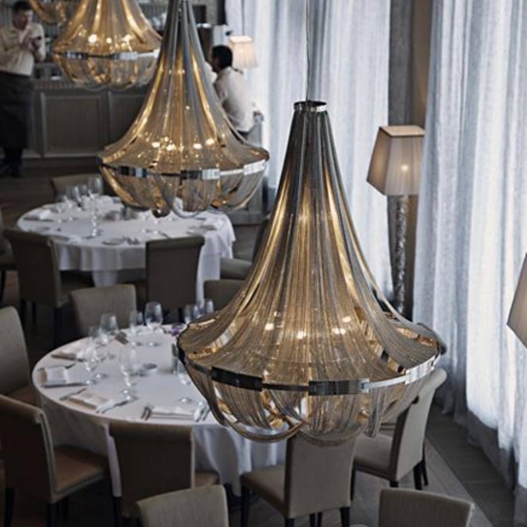 Solara Lustre Gland Chaîne en Aluminium
