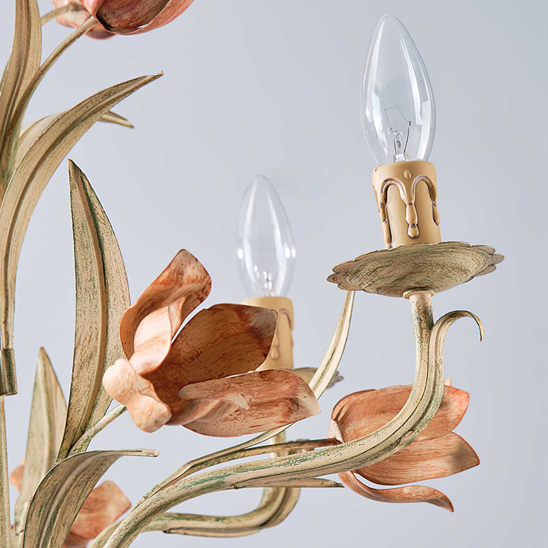 Cacaryra Classique Art Sage Rose Métal Lustre