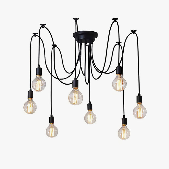 Lustra Lustre à Câble Araignée Industriel