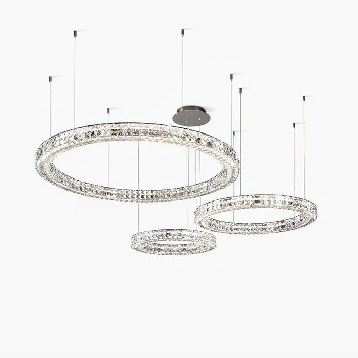 Lustra Lustre Anneau Cristal Spiridon Luxe
