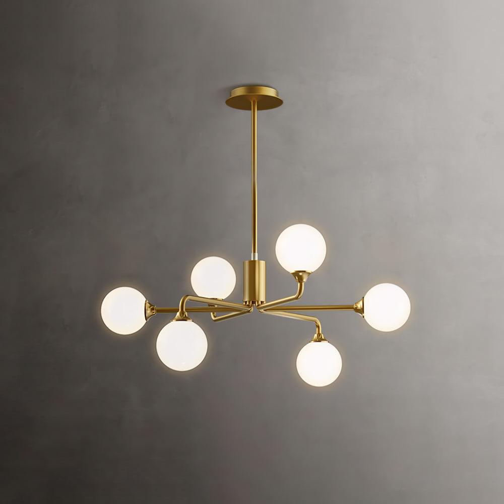 Galaxy Moderne Verre Lustre
