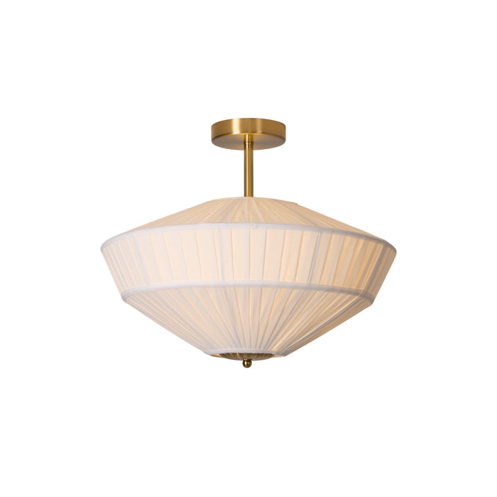 Casoreth Moderne Minimaliste Plissé Métal Tissu Suspension
