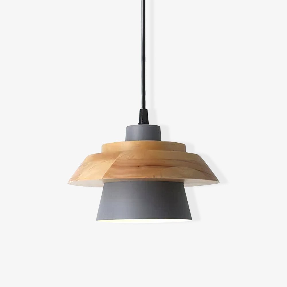 Nadro Lampe Suspendue Moderne en Bois