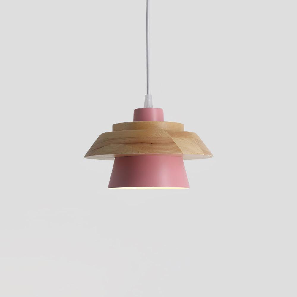 Nadro Lampe Suspendue Moderne en Bois