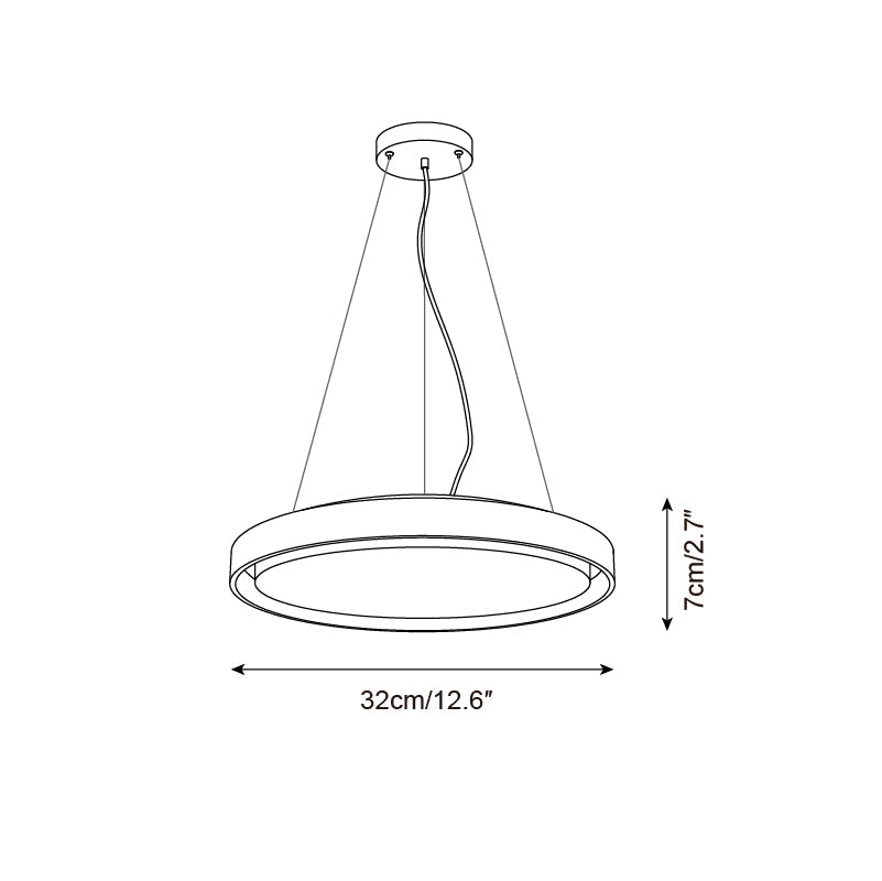 Tracy Suspension Minimaliste en Travertin