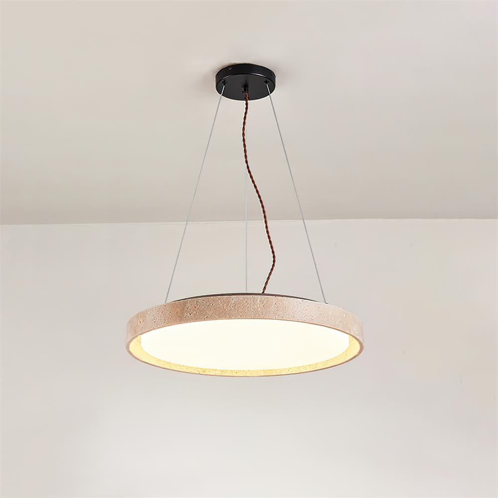 Tracy Suspension Minimaliste en Travertin