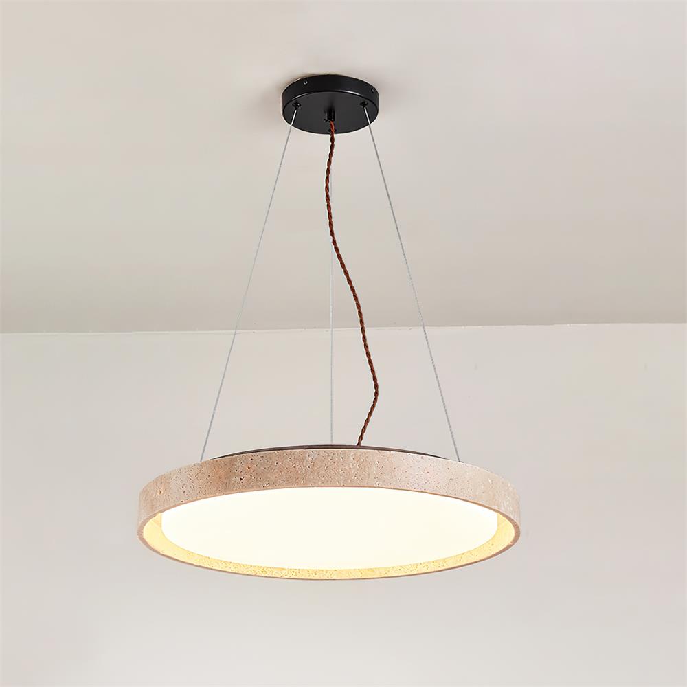 Tracy Suspension Minimaliste en Travertin