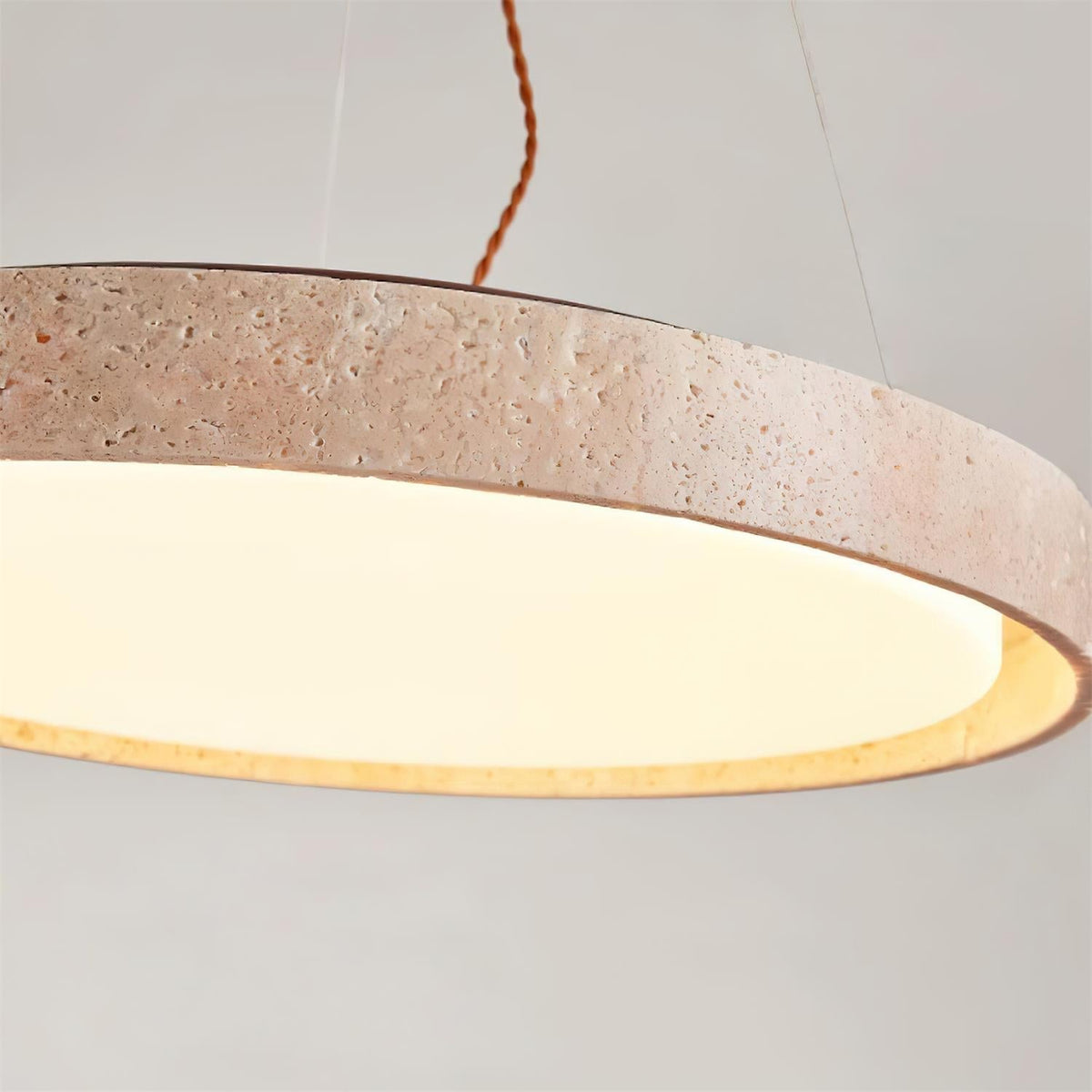 Tracy Suspension Minimaliste en Travertin