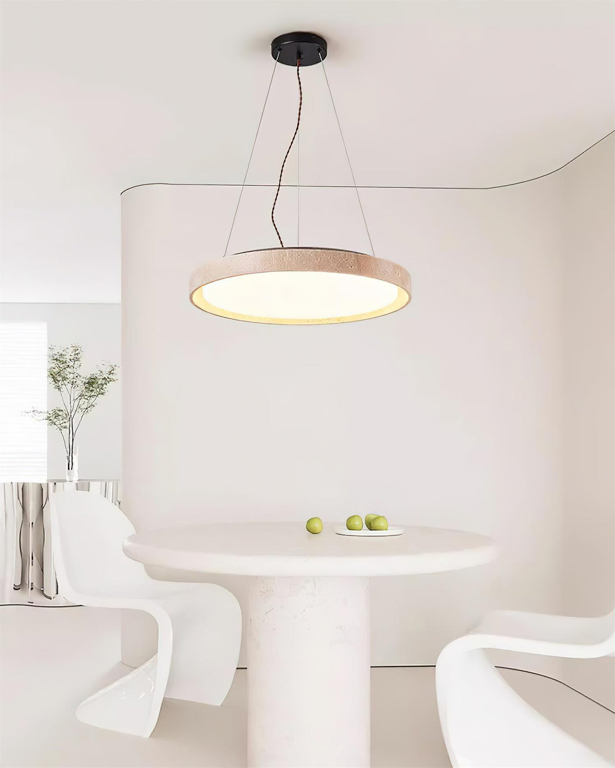 Tracy Suspension Minimaliste en Travertin