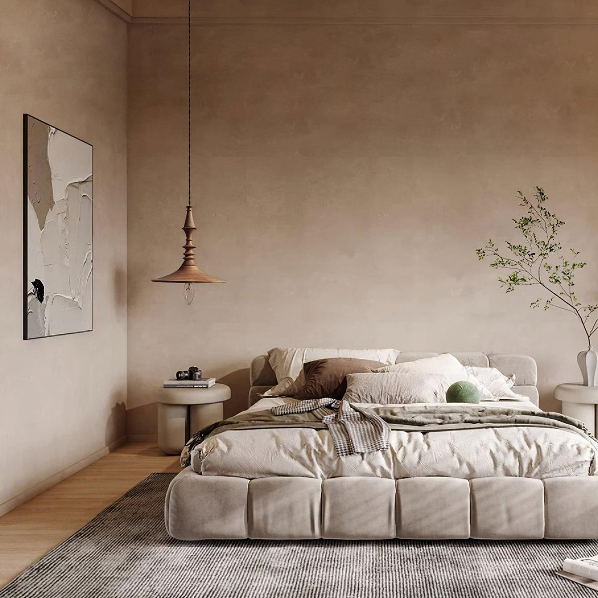 Tessira Suspension Industrielle en Bois