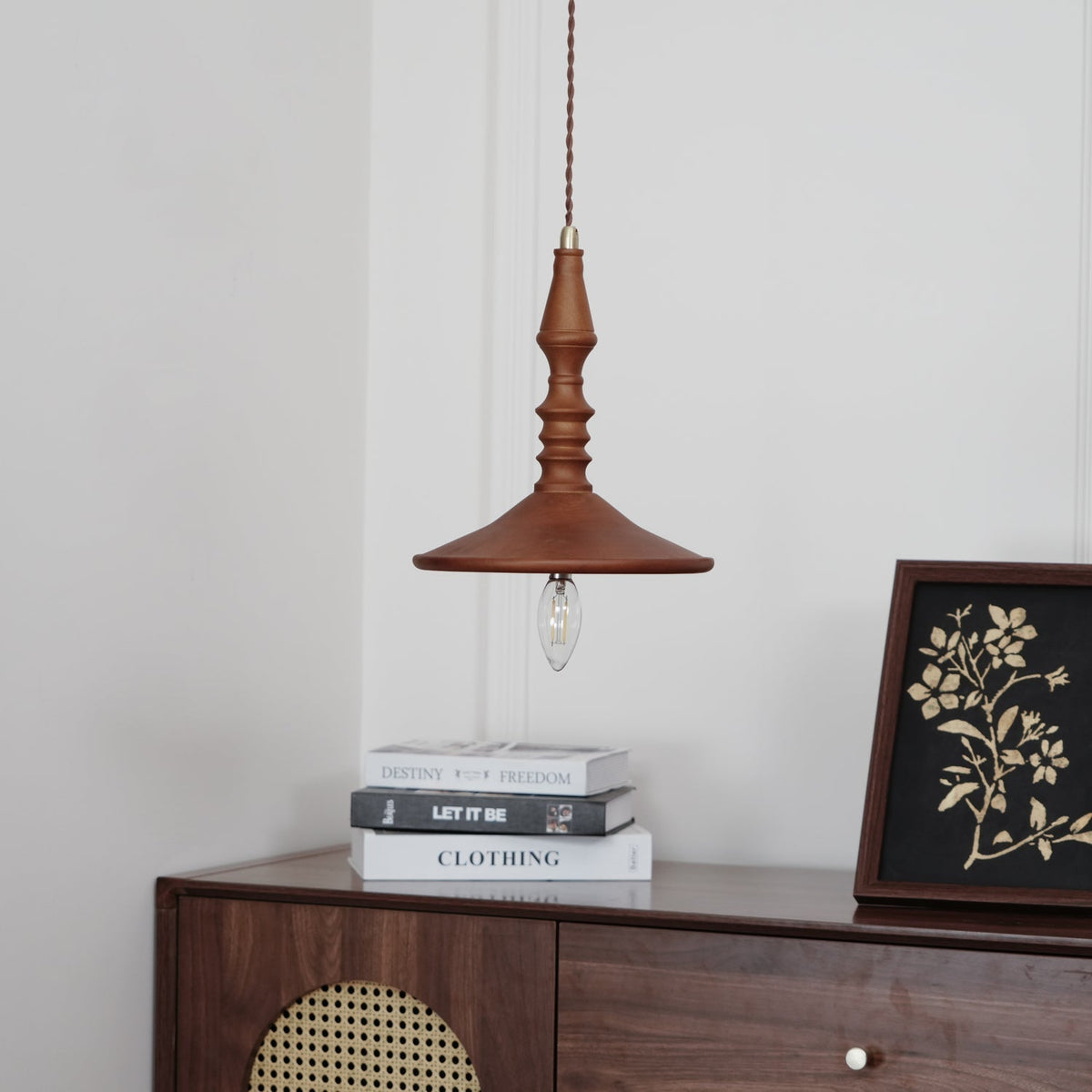 Tessira Suspension Industrielle en Bois