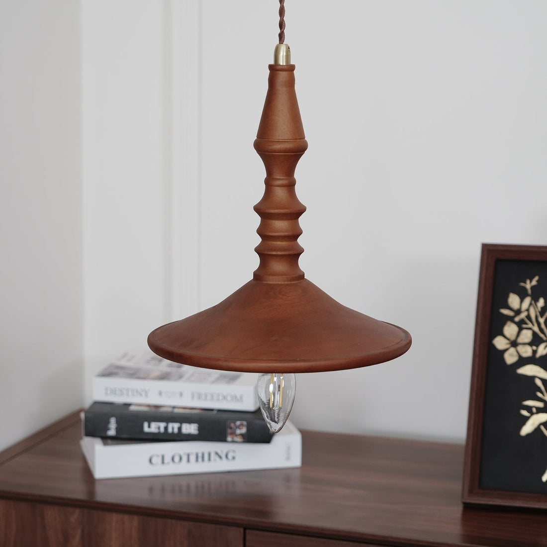 Iraeiel Ancien Minimaliste Bois Suspension