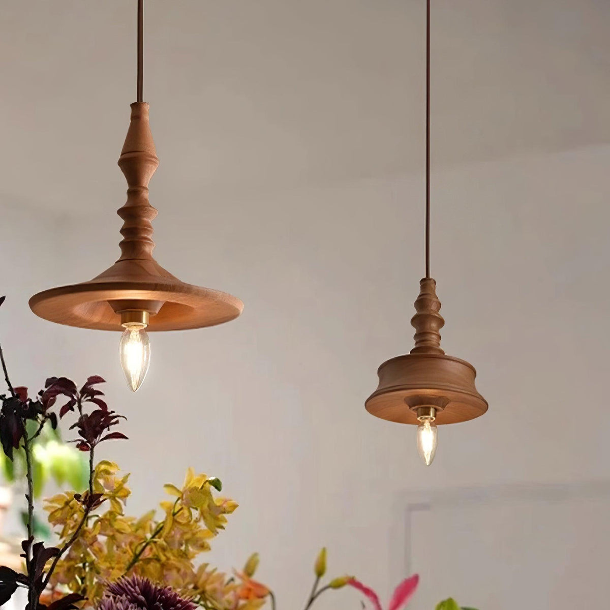 Tessira Suspension Industrielle en Bois