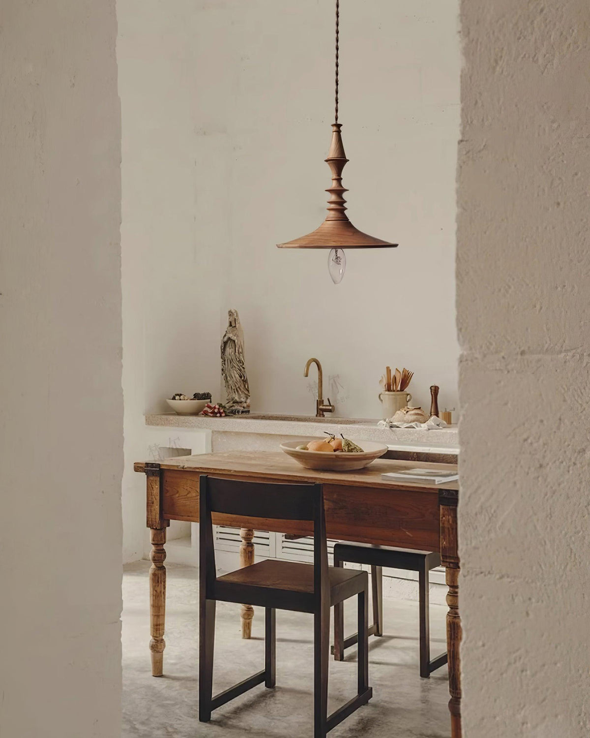 Tessira Suspension Industrielle en Bois