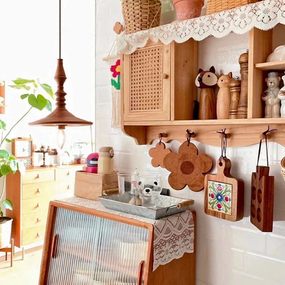 Iraeiel Ancien Minimaliste Bois Suspension