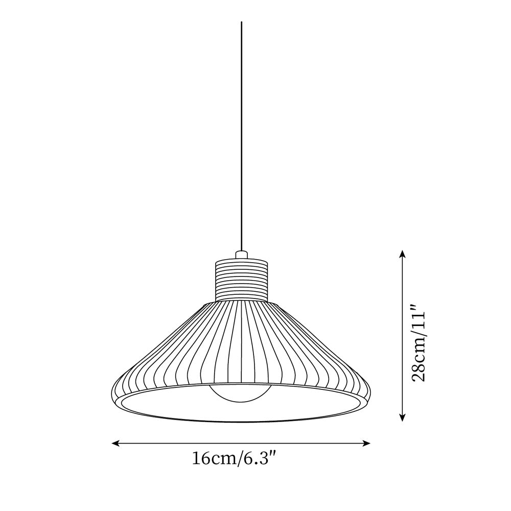 Surora Suspension Plissé