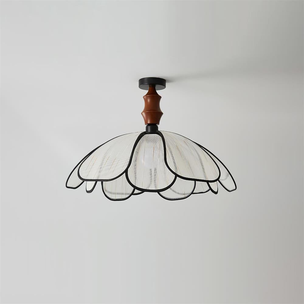Swanpetal Plafonnier en Bois Minimaliste