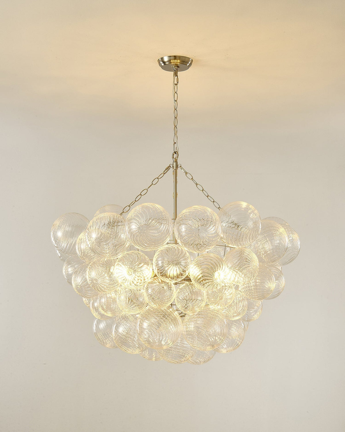 Talia Lustre Sphère en Verre Cascade