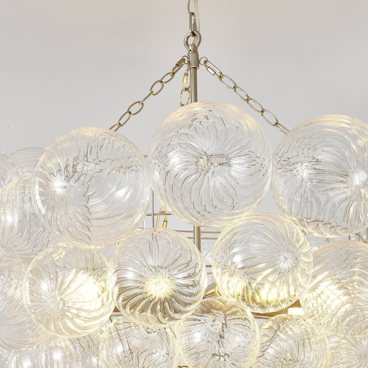 Talia Lustre Sphère en Verre Cascade