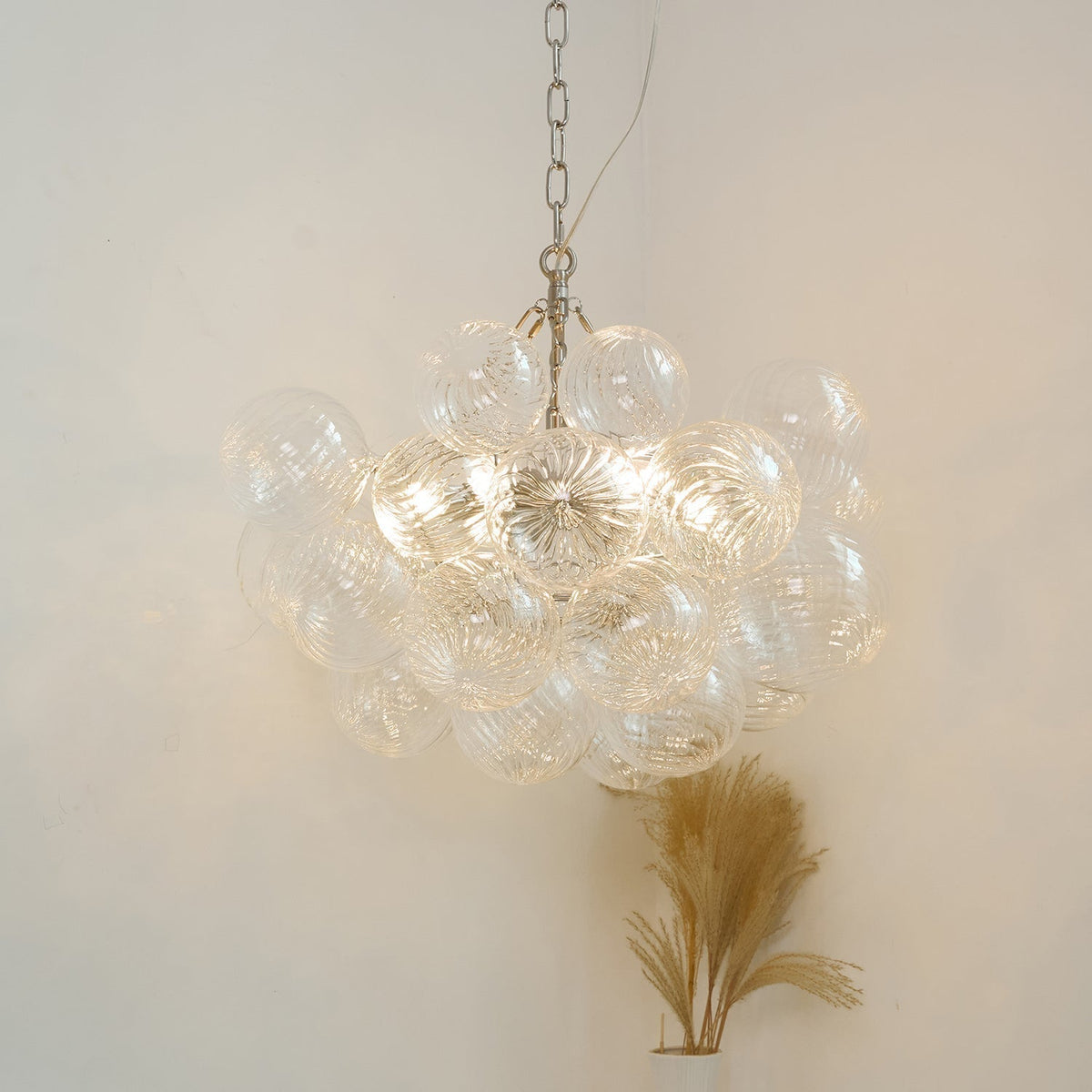 Talia Lustre Sphère en Verre Cascade