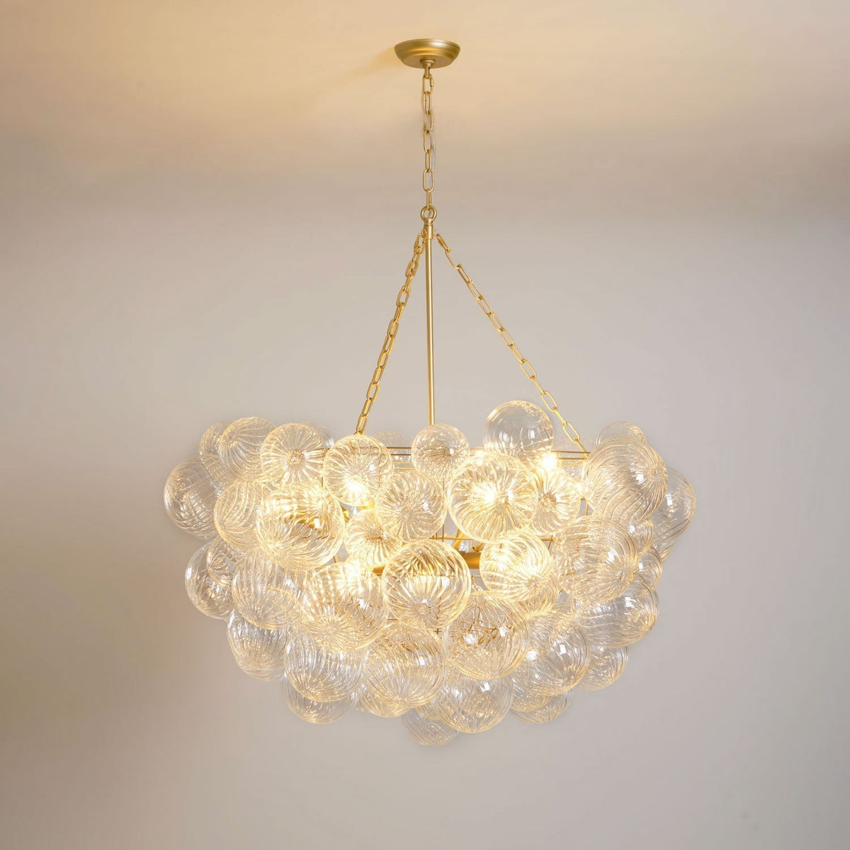 Talia Lustre Sphère en Verre Cascade