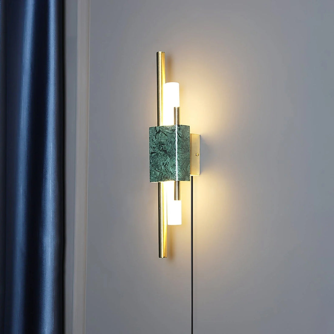 Trista Premium Nordic Art Plug In Marble Wall Light